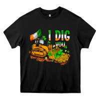 Black I dig you St. Patrick's Heavy Core Tee - OliviaCreatesArt
