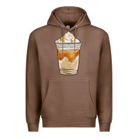 Chestnut iced caramel frappuccino coffee Premium Hoodie - BarkalooDesign