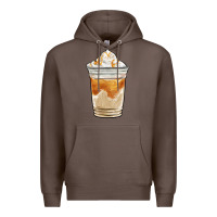 Coffee iced caramel frappuccino coffee Premium Hoodie - BarkalooDesign