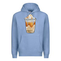 Colony Blue iced caramel frappuccino coffee Premium Hoodie - BarkalooDesign