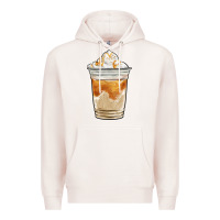 Iced Caramel Frappuccino Coffee Premium Hoodie | Teevron