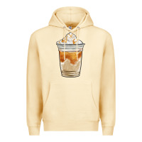 Pina Colada iced caramel frappuccino coffee Premium Hoodie - BarkalooDesign