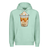 Seafoam iced caramel frappuccino coffee Premium Hoodie - BarkalooDesign