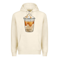 Tofu iced caramel frappuccino coffee Premium Hoodie - BarkalooDesign