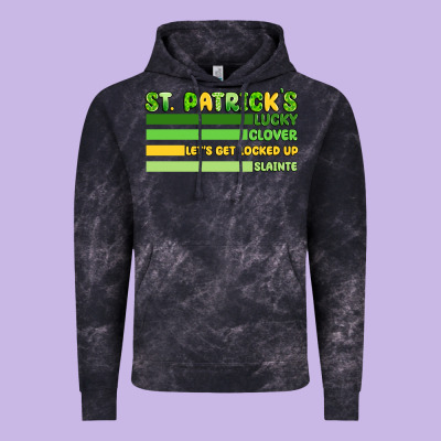 St. Patrick's Lucky Clover  Artiststas Vintage Hoodie Designed By Artiststas