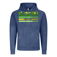 Vintage Denim st. patrick's lucky clover  artiststas Vintage Hoodie - Artiststas