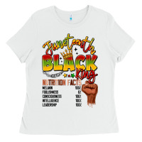 White juneteenth black king Ladies Tee - LillyAllenDesigns