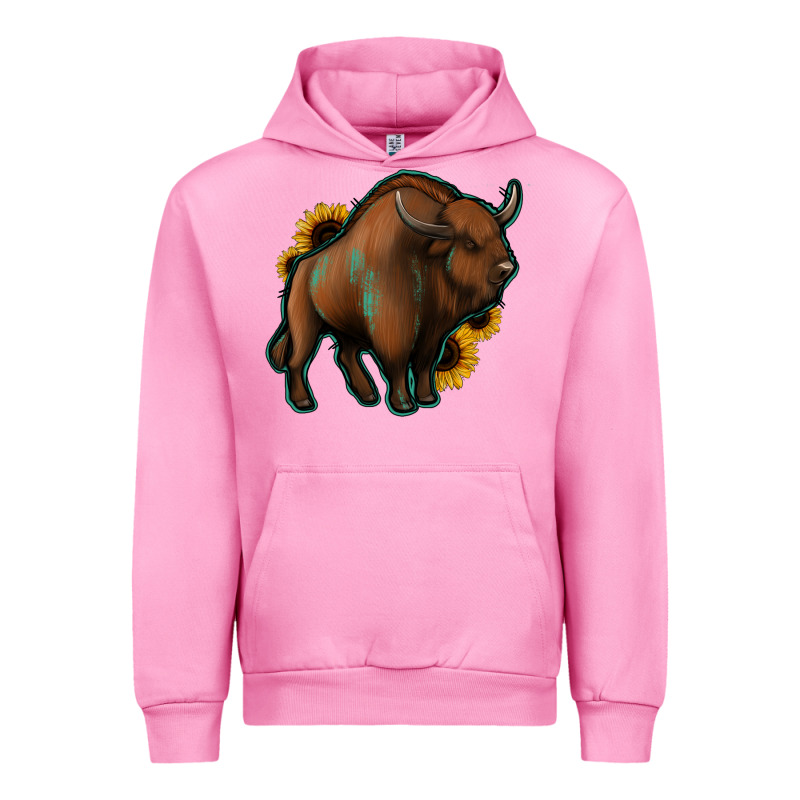 Western  Bison Urban Hoodie by Jasminsmagicworld | Teevron