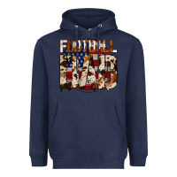 Navy american football dad Heavyweight Hoodie - Jasminsmagicworld