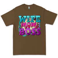 Cacao wife mom boss Premium Tee - FaDigitalArtStudio