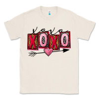 Natural Xoxo love Valentine's Day Classic Tee - FaDigitalArtStudio