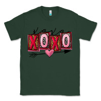 Sports Green Xoxo love Valentine's Day Classic Tee - FaDigitalArtStudio