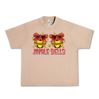 Burro Jingle Bells Urban Heavy Tee - CowhideDigitalArt