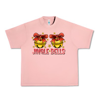 Salmon Jingle Bells Urban Heavy Tee - CowhideDigitalArt