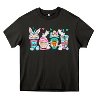Asphalt Easter bunnies coffee cups Heavy Core Tee - OliviaCreatesArt