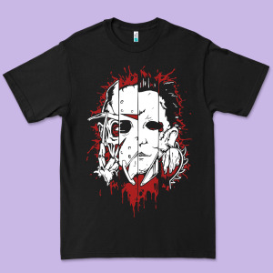 Friends Horror Face Mashup Horror Movies Halloween Premium Tee Designed By Artisfamous