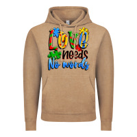 Vintage Coffee love needs no words Vintage Hoodie - Artiststas