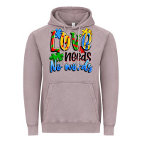 Love Needs No Words Vintage Hoodie | Teevron