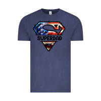 Vintage Denim American Super Dad Vintage Tee - LillyAllenDesigns