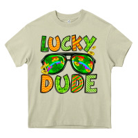 Mossy St. Patrick's Lucky dude Heavy Core Tee - OliviaCreatesArt