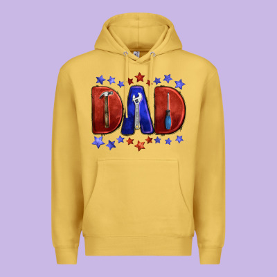 Tools For Dad Premium Hoodie Designed By Barkaloodesign