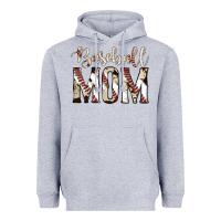 Heather Grey baseball mom Heavyweight Hoodie - Jasminsmagicworld