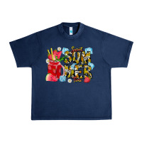Navy sweet summer time Urban Heavy Tee - CowhideDigitalArt