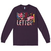 Plum Love Letter Long Sleeve Tee - SublimationCraftShop