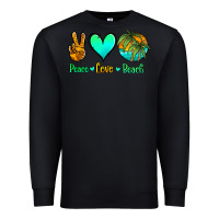 Black peace love beach Premium Sweatshirt - Jasminsmagicworld