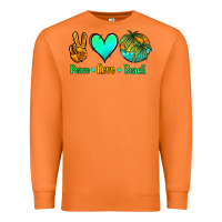 Carrot peace love beach Premium Sweatshirt - Jasminsmagicworld