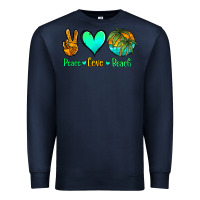 Navy peace love beach Premium Sweatshirt - Jasminsmagicworld