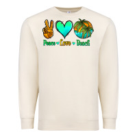 Sandshell peace love beach Premium Sweatshirt - Jasminsmagicworld