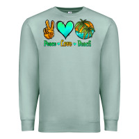 Seafoam peace love beach Premium Sweatshirt - Jasminsmagicworld