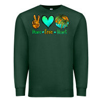 Sports Green peace love beach Premium Sweatshirt - Jasminsmagicworld