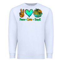 White peace love beach Premium Sweatshirt - Jasminsmagicworld