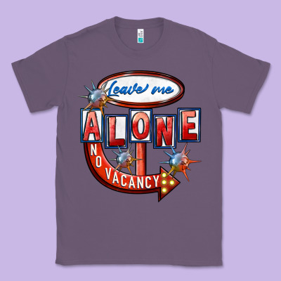 Leave Me Alone Anti Valentine's Day Classic Tee Designed By Fadigitalartstudio
