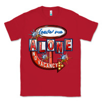 Red Leave me alone anti Valentine's Day Classic Tee - FaDigitalArtStudio
