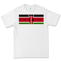 White kenya flag Premium Tee - artisFamous
