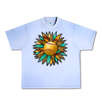 Grape Ice Softball Sunflower Urban Heavy Tee - Jasminsmagicworld