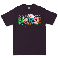 Plum Easter Nurse Premium Tee - BundleAndBundleShop