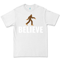 White believe bigfoot white Premium Tee - artisFamous