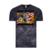Cloud Black Western 4th Of July Sheep Vintage Tee - LillyAllenDesigns