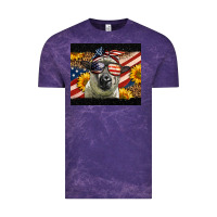 Cloud Purple Western 4th Of July Sheep Vintage Tee - LillyAllenDesigns