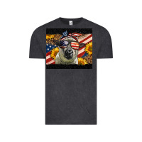 Vintage Black Western 4th Of July Sheep Vintage Tee - LillyAllenDesigns