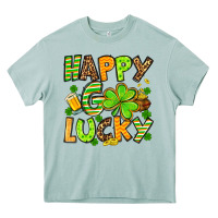 Arona St. Patrick's Happy go lucky Heavy Core Tee - OliviaCreatesArt