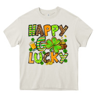 Cream St. Patrick's Happy go lucky Heavy Core Tee - OliviaCreatesArt
