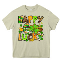 Mossy St. Patrick's Happy go lucky Heavy Core Tee - OliviaCreatesArt