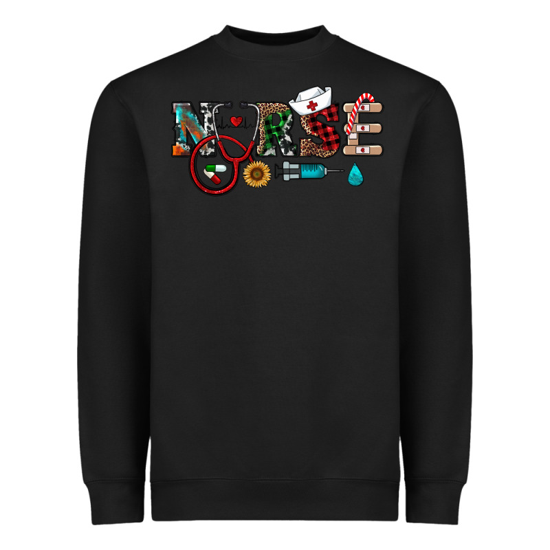 Christmas Nurse Heavyweight Sweatshirt by RanaPortraitStore | Teevron