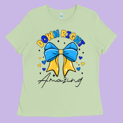Down Right Amazing Ladies Tee Designed By Cowhidedigitalart