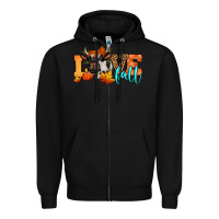 Black love fall holstein cow Zipper Hoodie - Jasminsmagicworld
